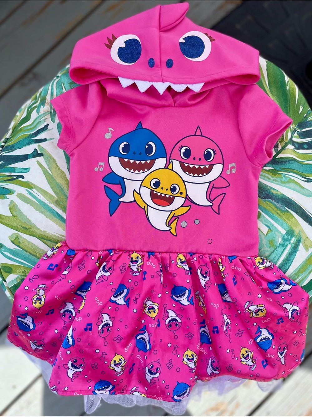 Nickelodeon Pinkfong Baby Shark Hooded Dress